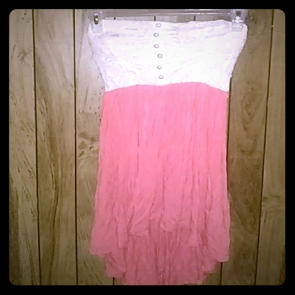 Mini high low dress